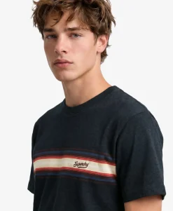 Outdoor Stripe Logo Relaxed T-shirt