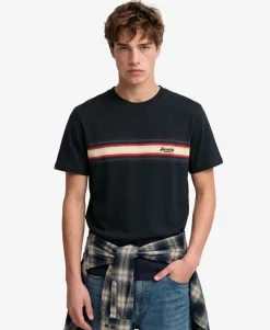 Outdoor Stripe Logo Relaxed T-shirt