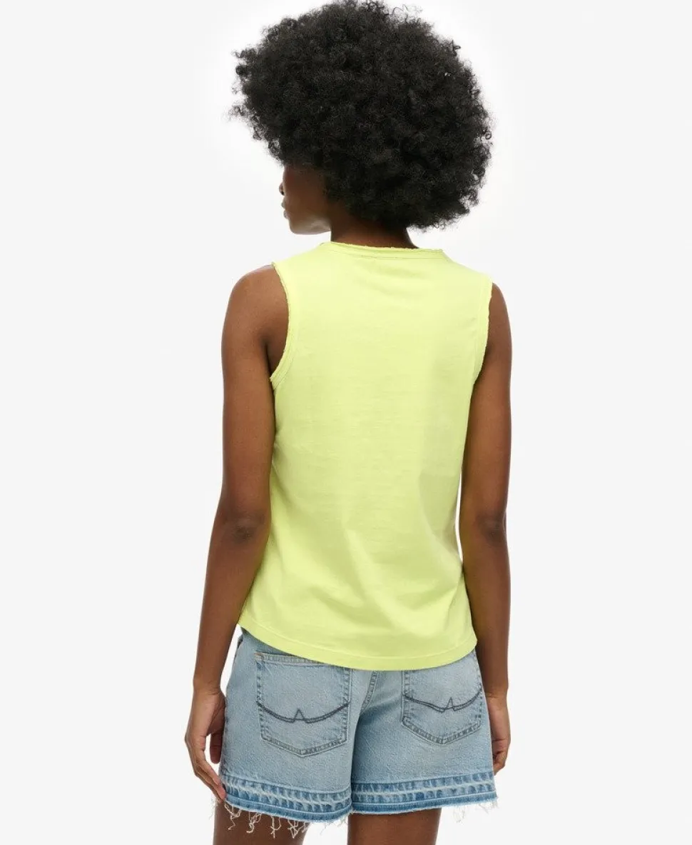 Outdoor Stripe Scoop Neck Tank Top
