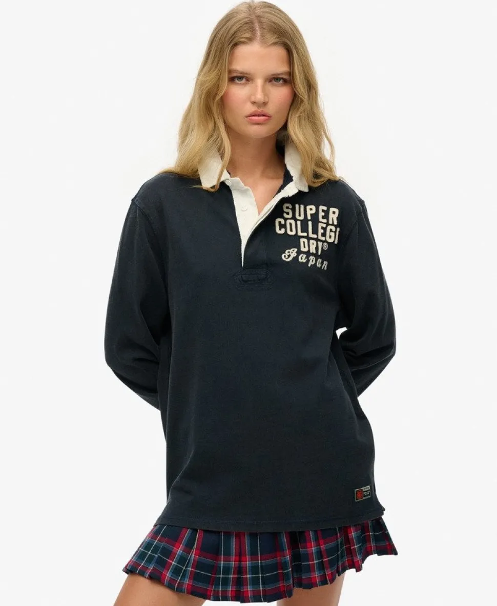 Oversized Athletic Rugby Top