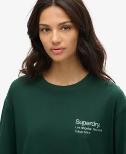 Oversized Core Logo City T-Shirt