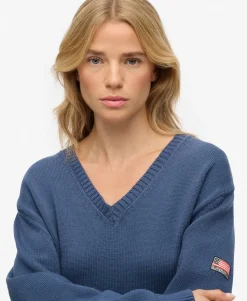 Oversized V Neck Jumper