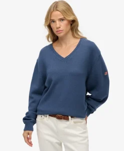 Oversized V Neck Jumper