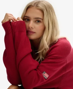 Oversized V Neck Jumper