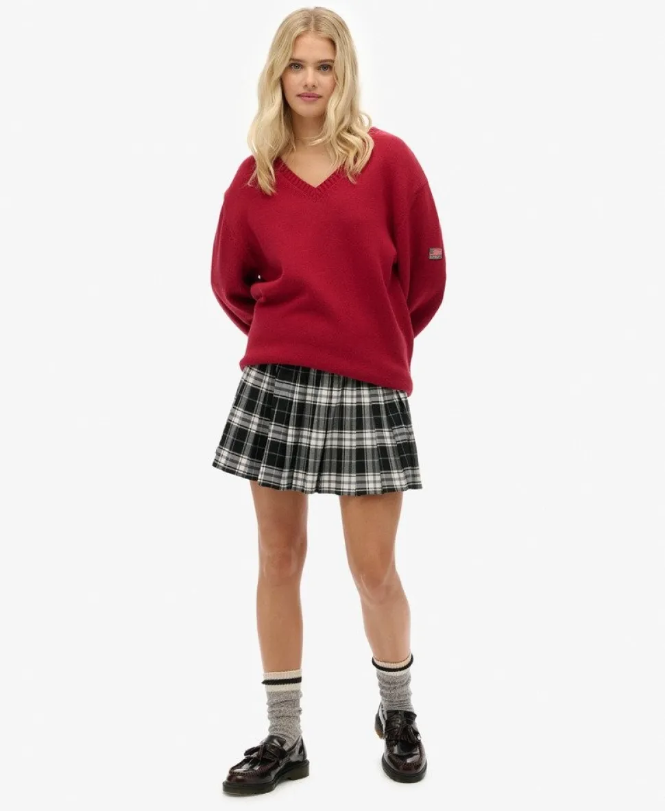 Oversized V Neck Jumper