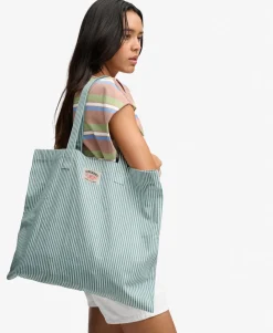 Oxford Stripe Tote Bag