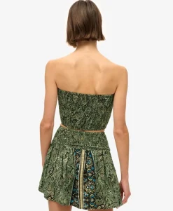 Paisley Print Mini Skirt
