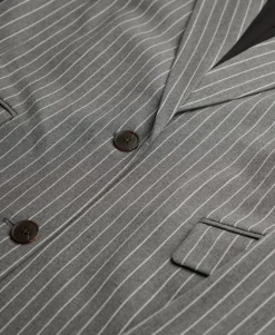 Pinstripe Boyfriend Blazer