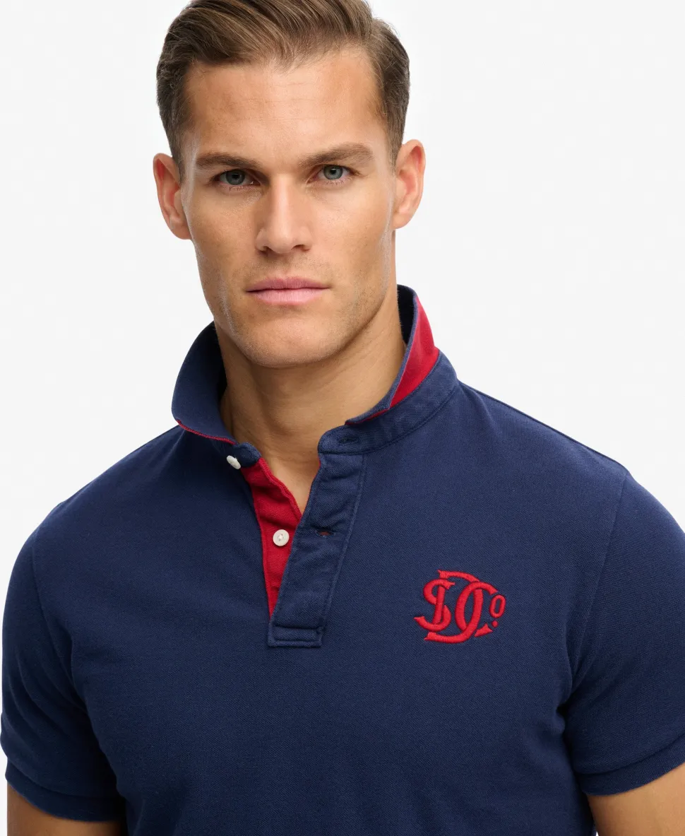 Pique Monogram Polo Shirt