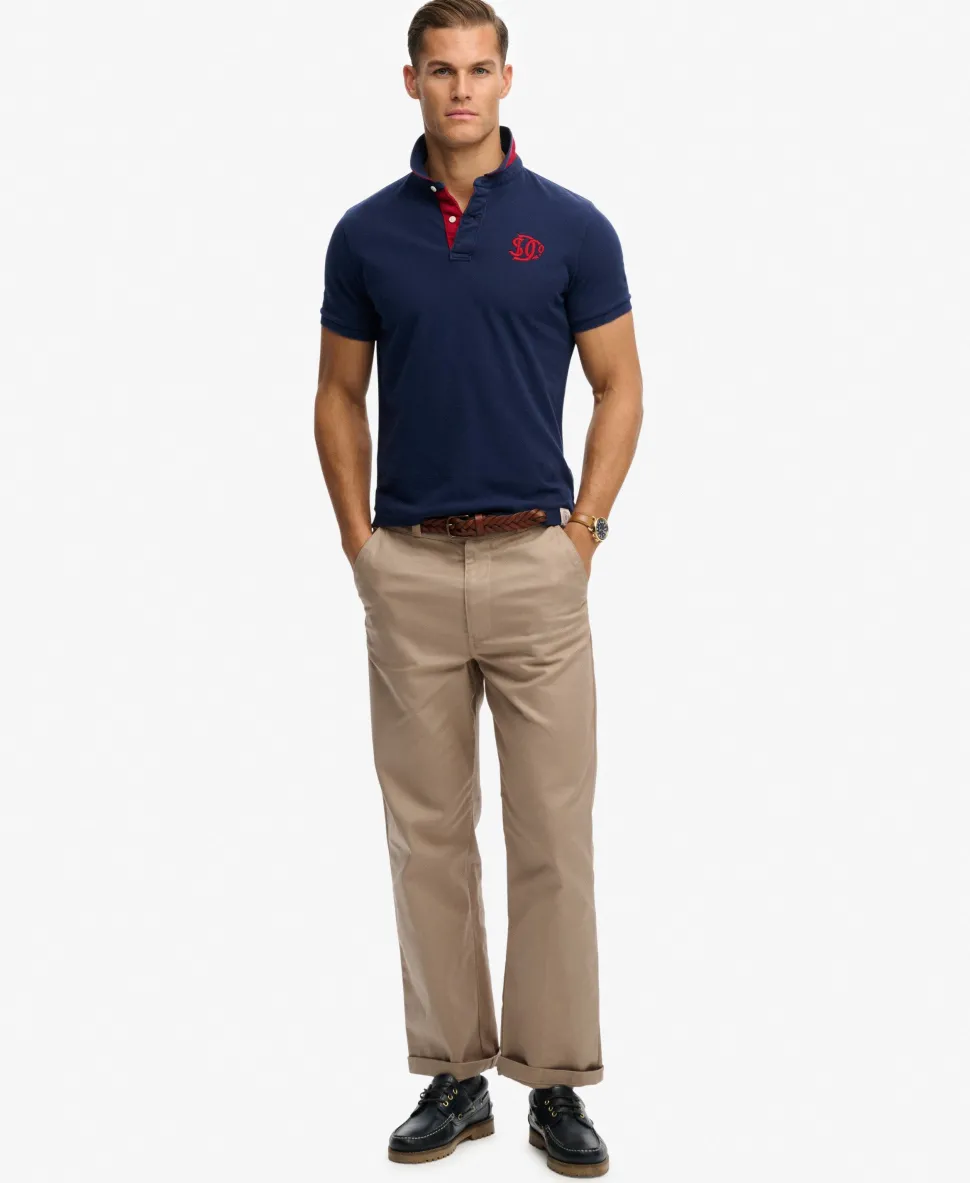 Pique Monogram Polo Shirt