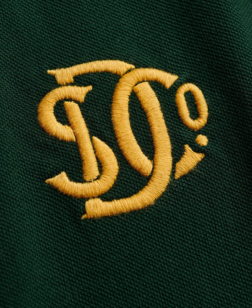 Pique Monogram Polo Shirt