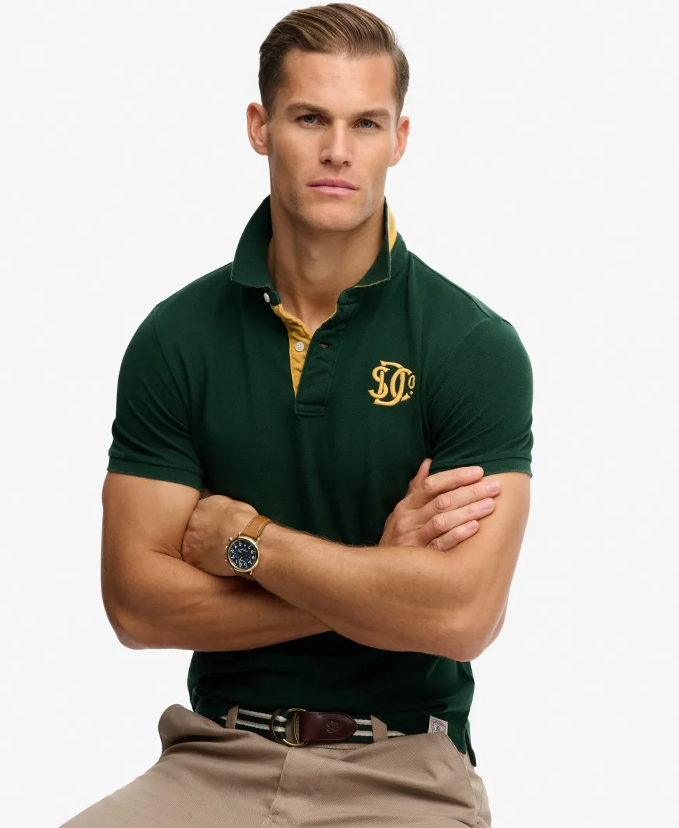 Pique Monogram Polo Shirt