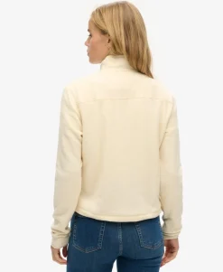 Polar Fleece Cropped Half Zip