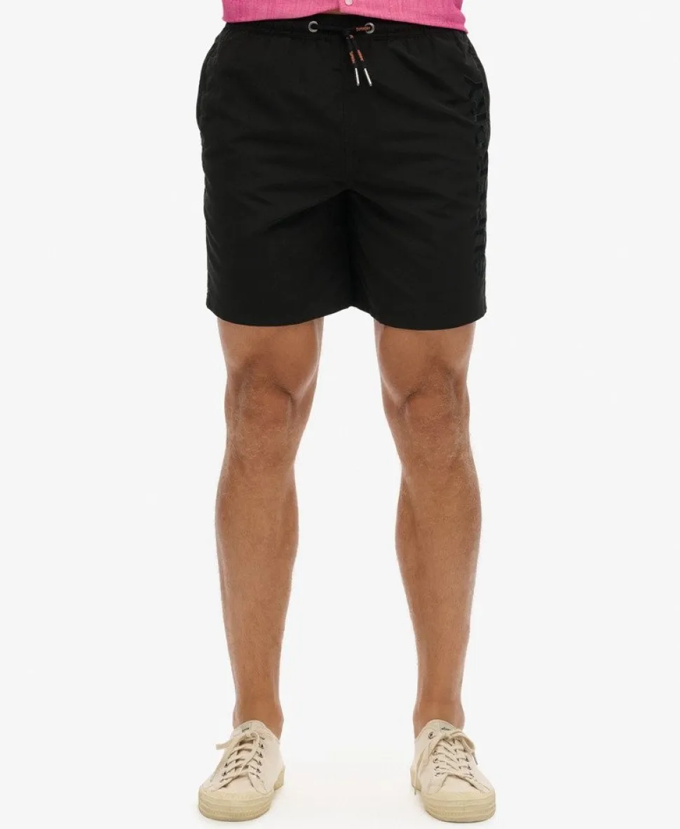 Premium Embroidered 17-inch Swim Shorts