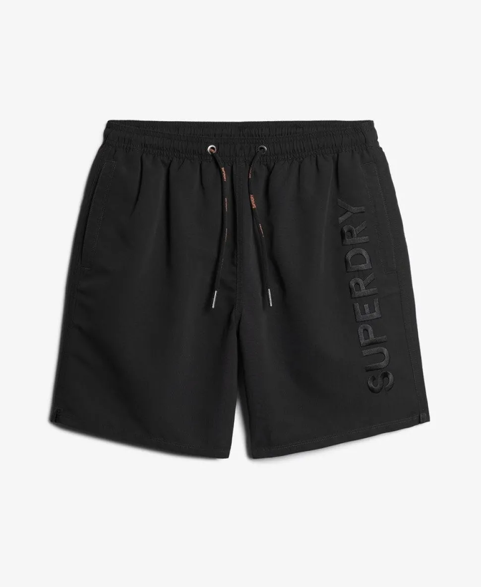 Premium Embroidered 17-inch Swim Shorts
