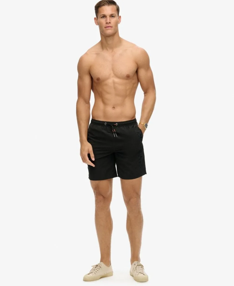 Premium Embroidered 17-inch Swim Shorts