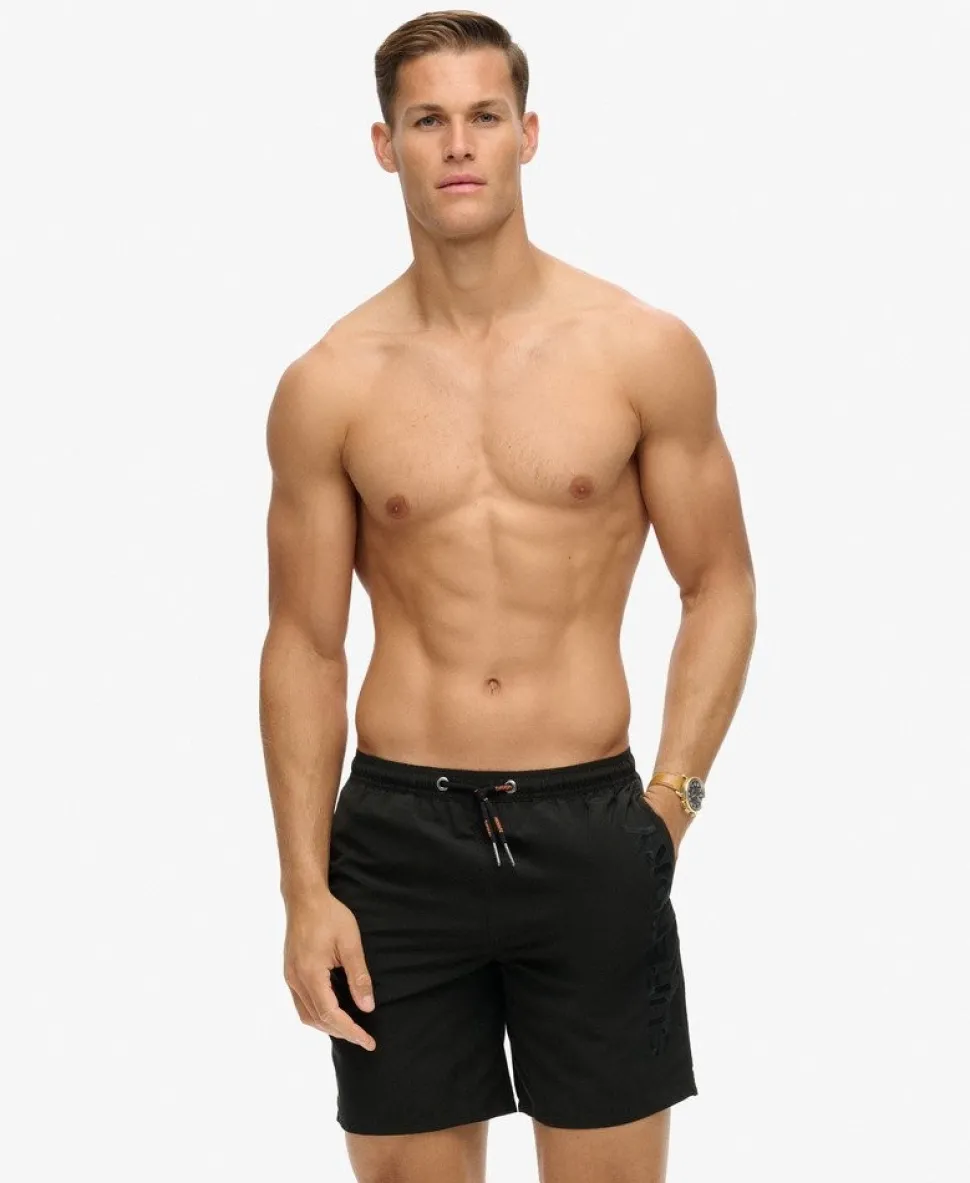 Premium Embroidered 17-inch Swim Shorts