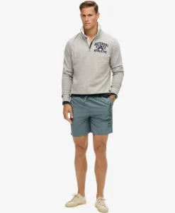 Premium Embroidered 17-inch Swim Shorts