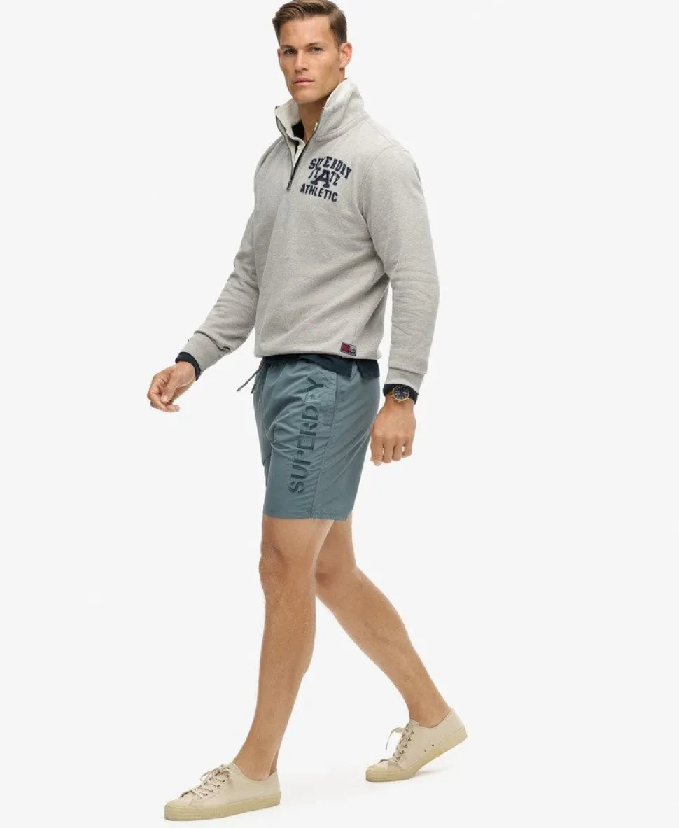 Premium Embroidered 17-inch Swim Shorts