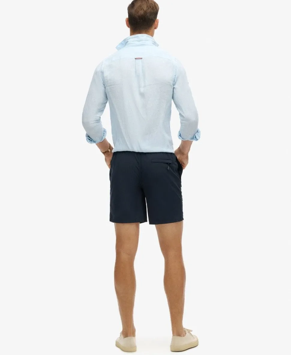 Premium Embroidered 17-inch Swim Shorts