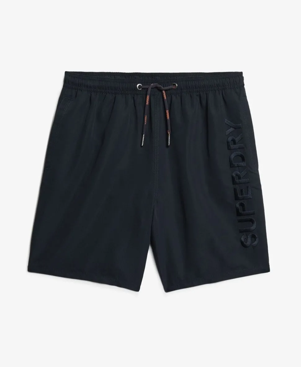 Premium Embroidered 17-inch Swim Shorts