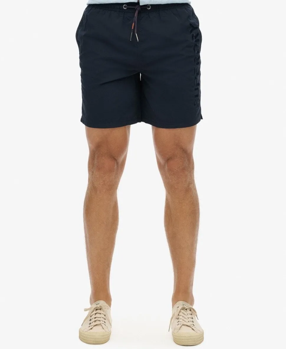Premium Embroidered 17-inch Swim Shorts