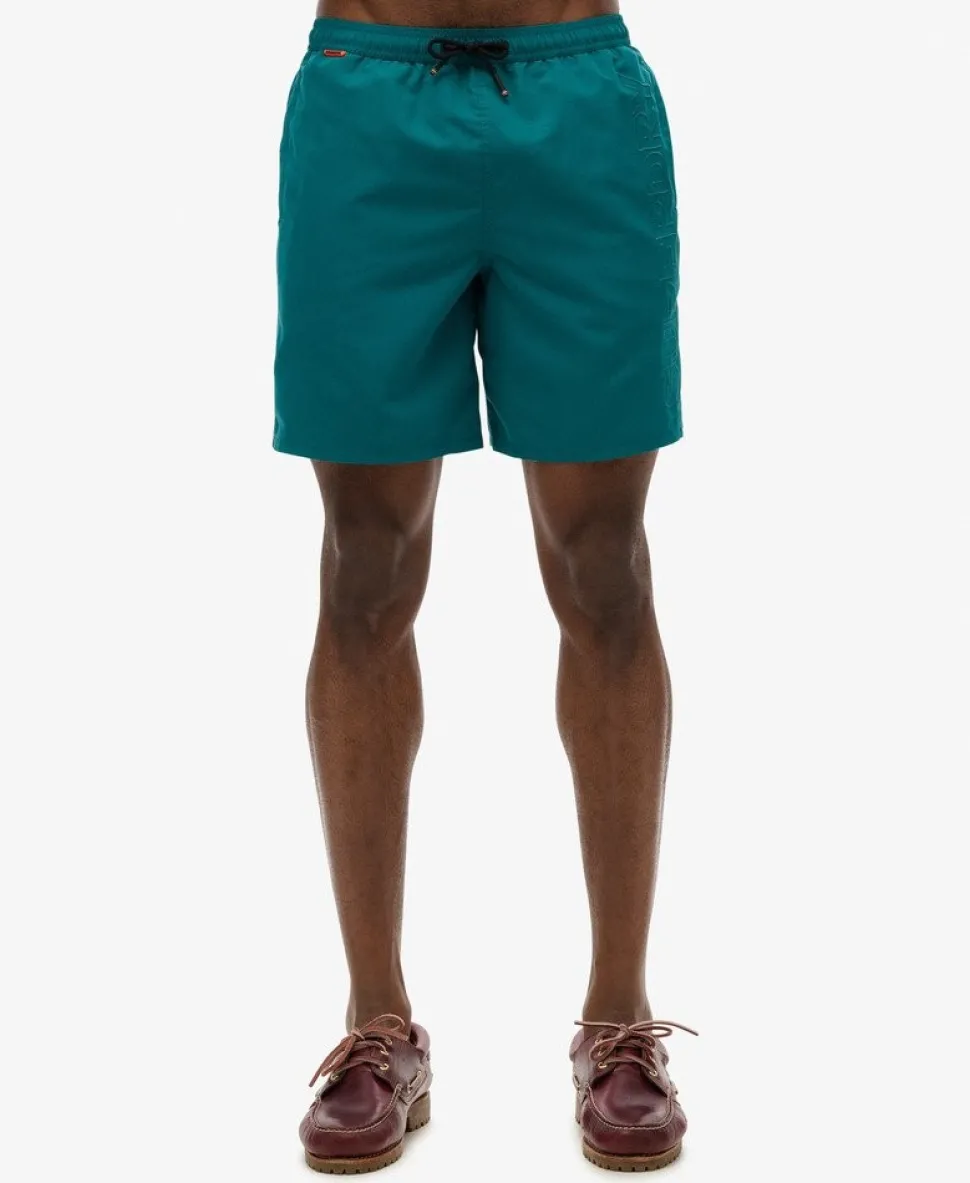 Premium Embroidered 17-inch Swim Shorts