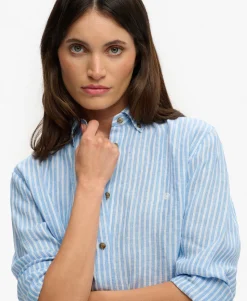 Premium Linen Button Down Slim Shirt