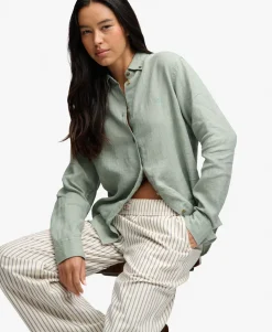 Premium Linen Button Down Slim Shirt