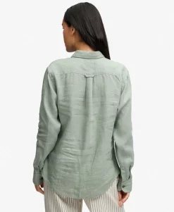 Premium Linen Button Down Slim Shirt