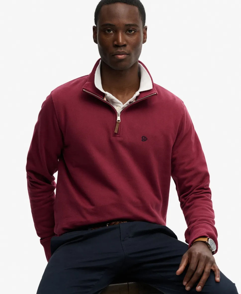 Preppy Half Zip Jumper