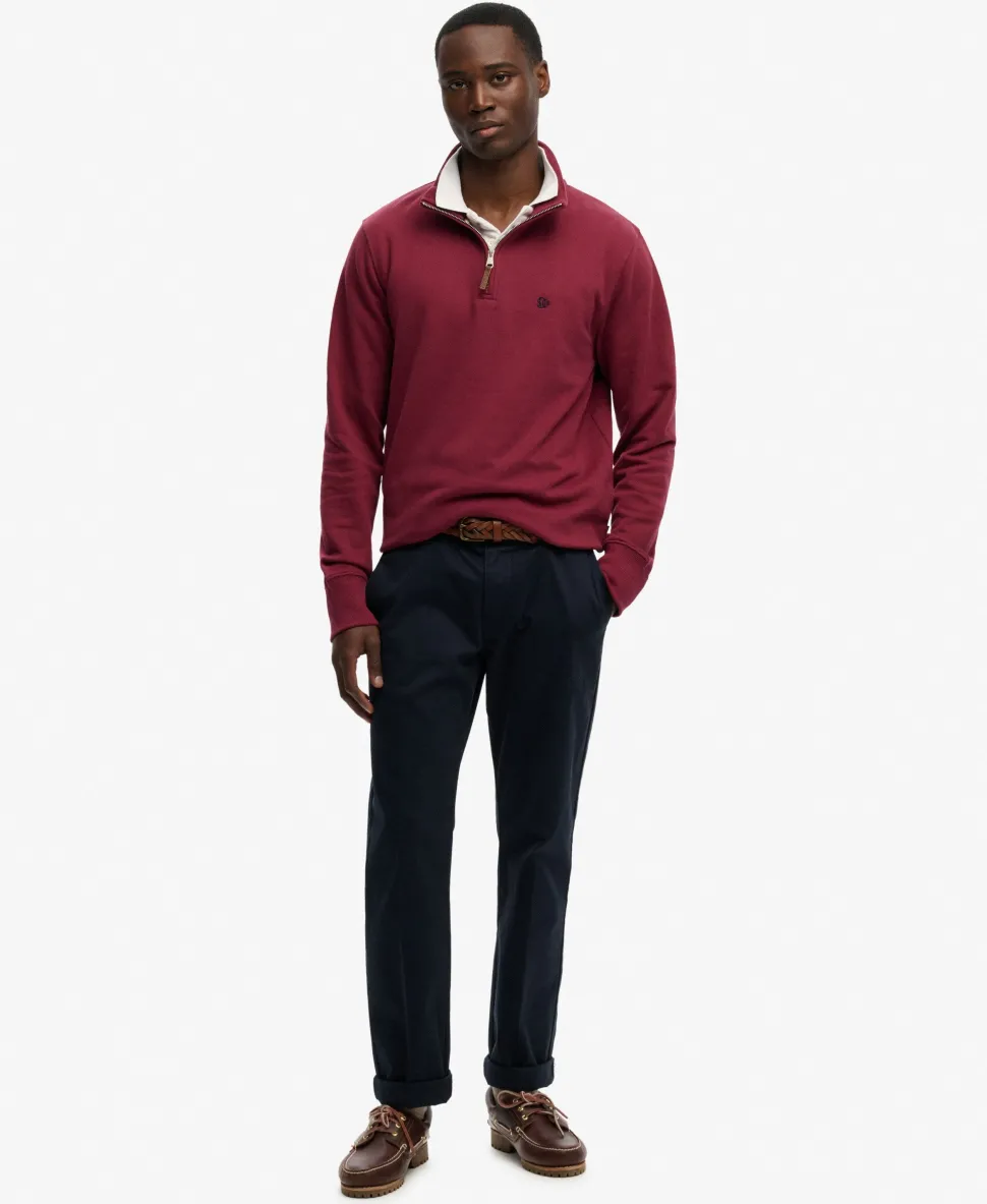 Preppy Half Zip Jumper