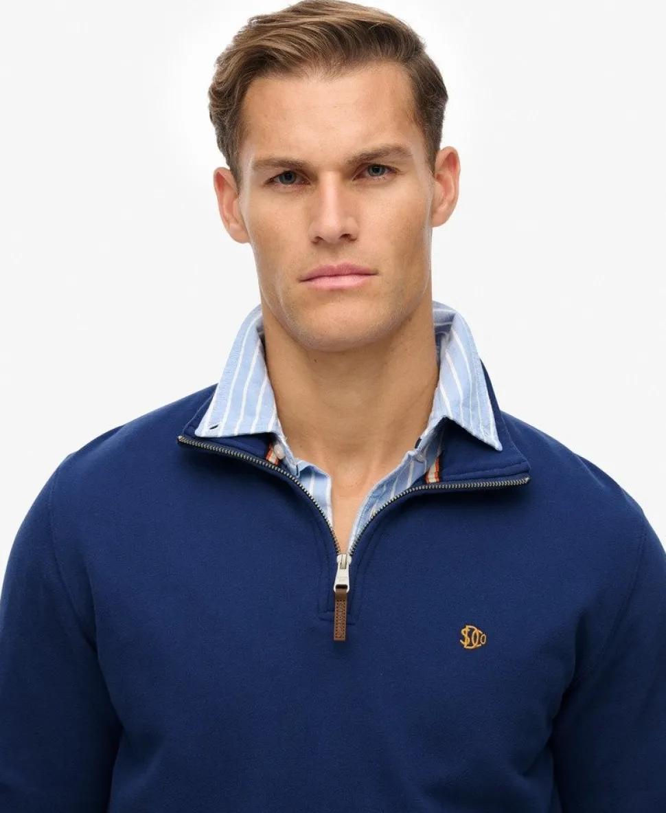 Preppy Half Zip Jumper
