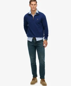 Preppy Half Zip Jumper