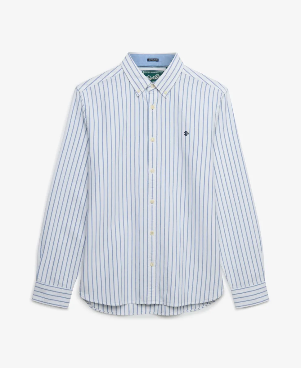 Preppy Oxford Long Sleeve Shirt