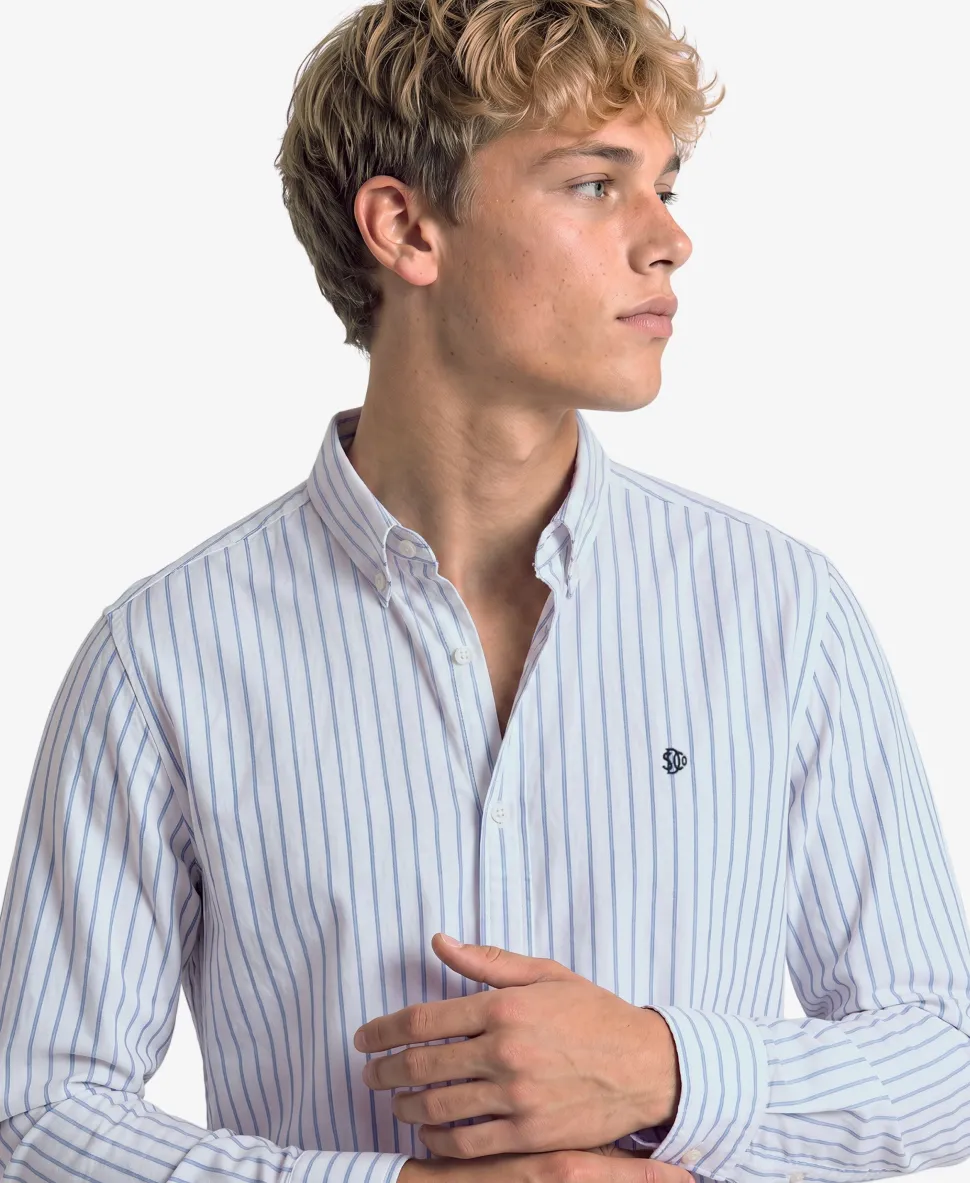 Preppy Oxford Long Sleeve Shirt