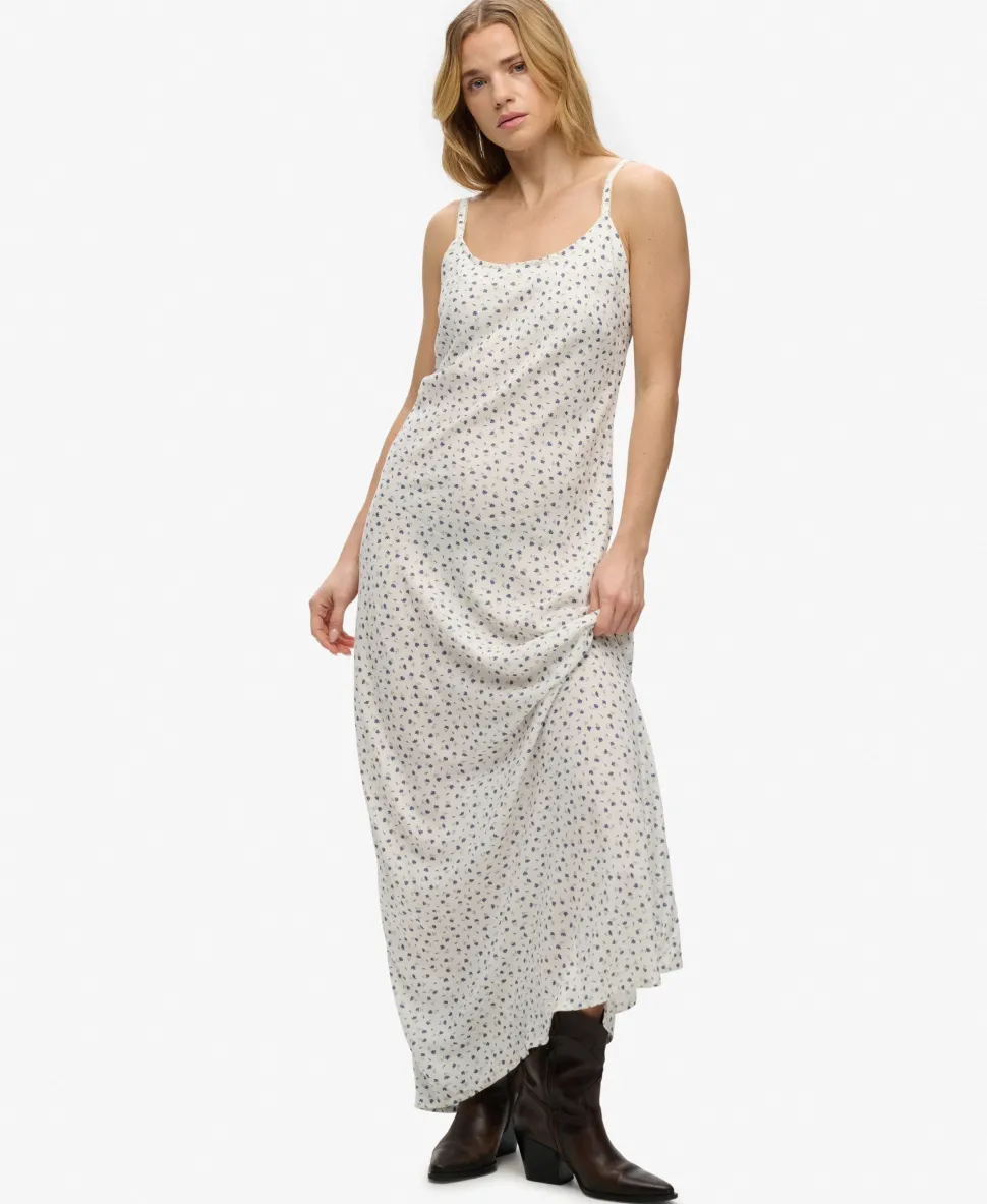Printed Cami Maxi Dress