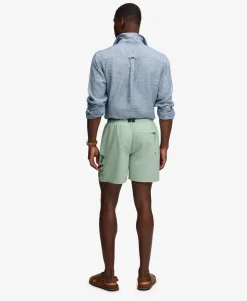 Printed Logo 16-Inch Swim Shorts