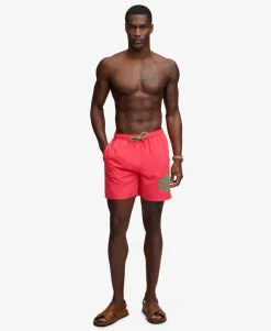 Printed Logo 16-Inch Swim Shorts