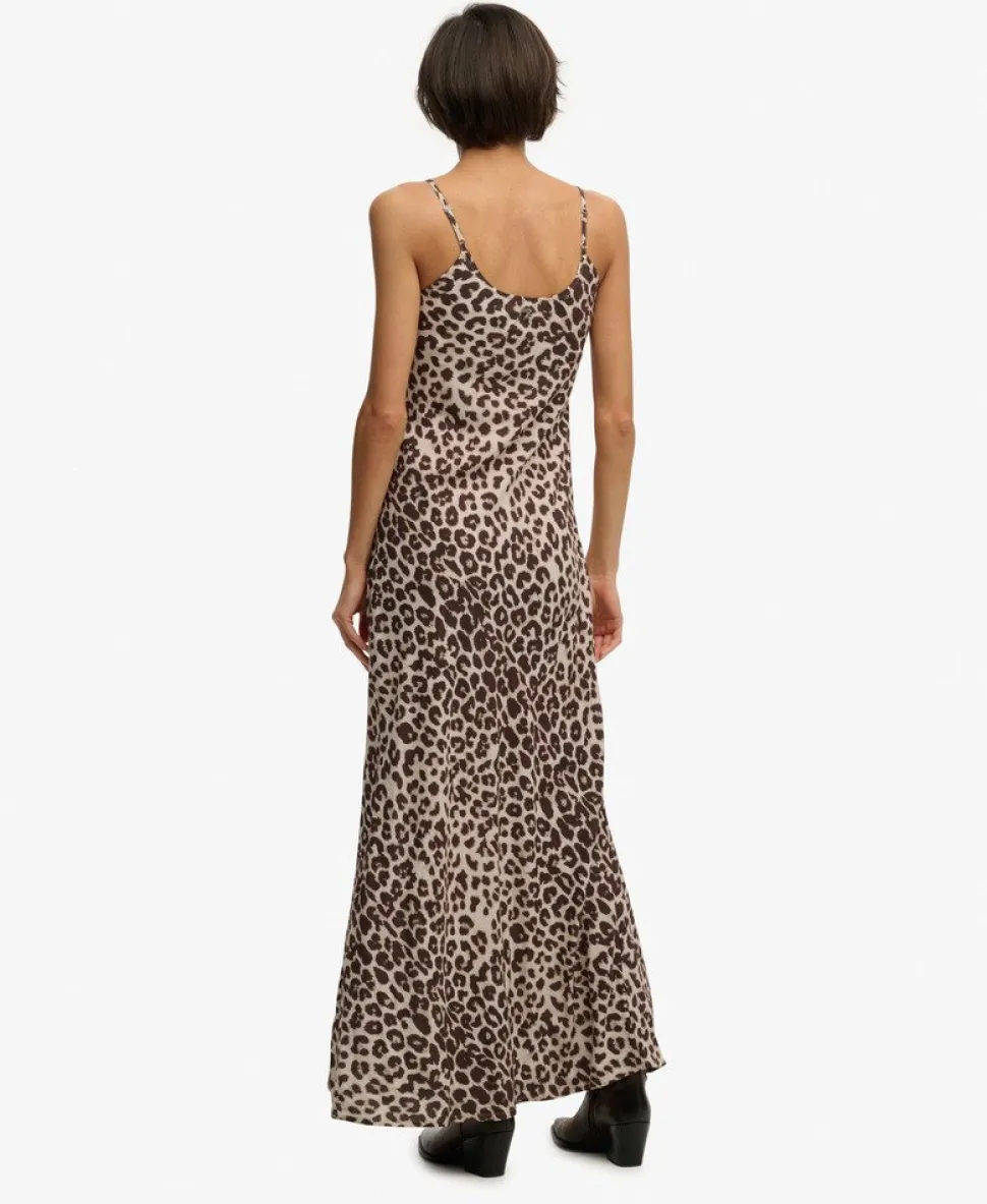 Printed Maxi Slip Dress