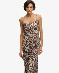 Printed Maxi Slip Dress