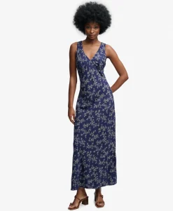 Printed Sweetheart Maxi Dress