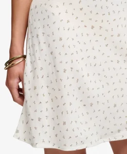 Printed Sweetheart Mini Dress