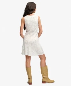 Printed Sweetheart Mini Dress