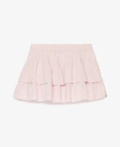 Printed Tiered Mini Skirt