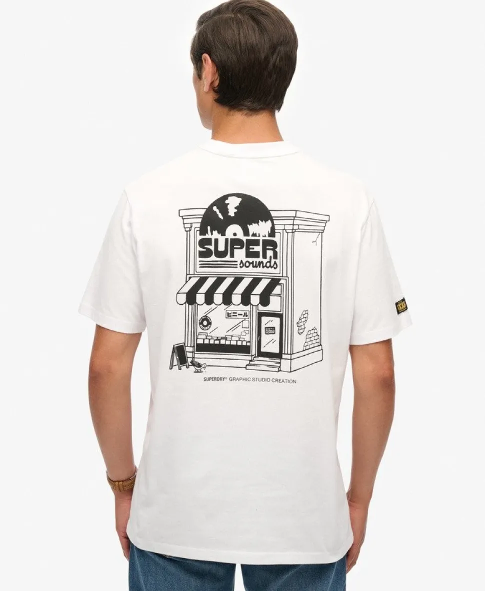 Record Label Oversized T-Shirt