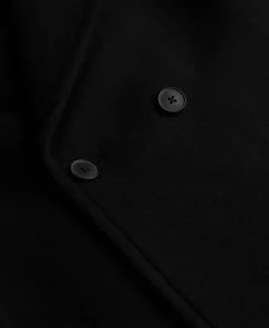 Relaxed Long Wool Blend Coat