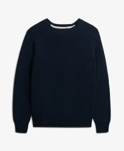 Relaxed Ribbed Knitted Jumper