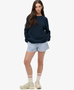 Relaxed Ribbed Knitted Jumper