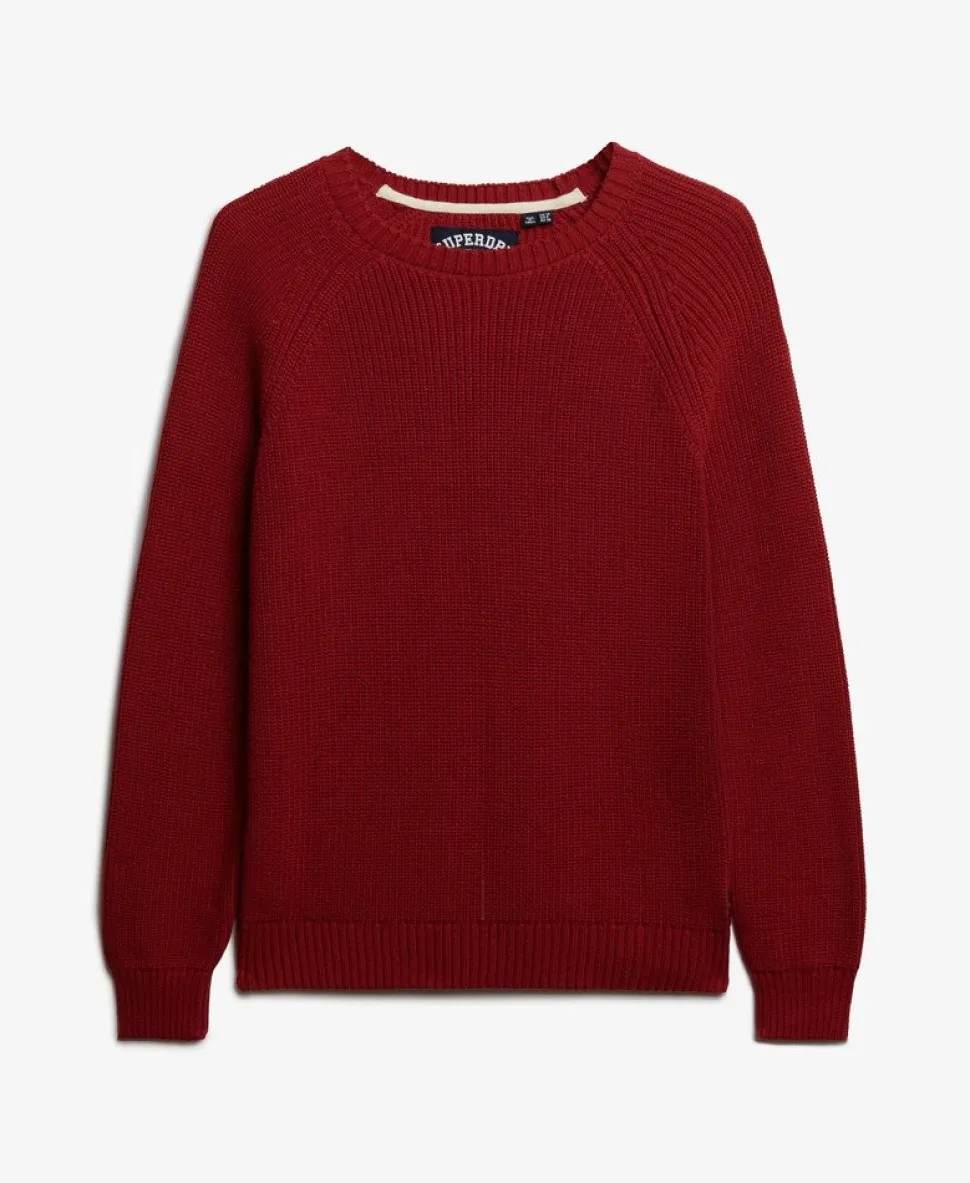 Relaxed Ribbed Knitted Jumper